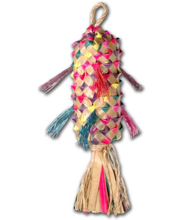 Planet Pleasures Spiked Pinata Natural Bird Toy Medium 10"