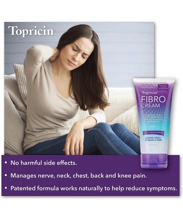 Topricin FIBRO Pain Relieving Cream (6 oz) - Rapid Relief for Fibromyalgia | Patented Formula for Duration and Intensity Reduction, Improved Sleep and Energy - Buy Online on GoSupps.com