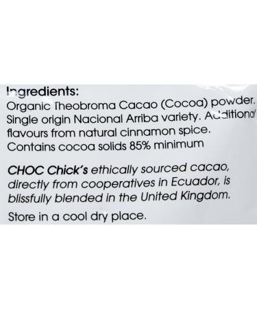 Choc Chick Cinnamon Raw Cacao Powder 250 g - Buy Online on GoSupps.com