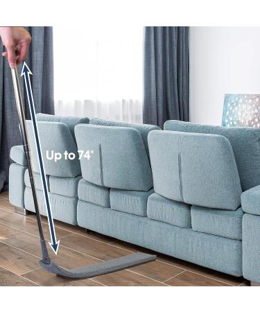 Retractable Gap Dust Cleaner with Extension Pole - Long Handle Duster with 3 Microfiber Cloths for Furniture & Appliance Cleaning - Buy Online on GoSupps.com