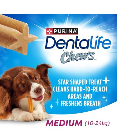 DentaLife Chews Dog Treats for Medium Breed Dogs - 1.12 kg Pouch (1 Pack) 1.12 kg (Pack of 1) - Buy Online on GoSupps.com