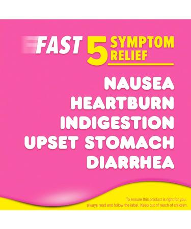 Pepto Bismol Chewables Upset Stomach Relief Diarrhea Relief Heartburn Nausea Indigestion Upset Stomach Cherry Flavour 48 Count Cherry 48 Count (Pack of 1) - Buy Online on GoSupps.com