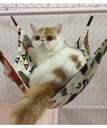 Handmade Ferret Cat Hammock Bed for Cage | Soft Canvas Hammocks for Small Animals - Kitten, Guinea Pig, Bunny, Rabbit, Rat | Comfortable Hanging Sleep Mat Pad - Grey - Buy Online on GoSupps.com