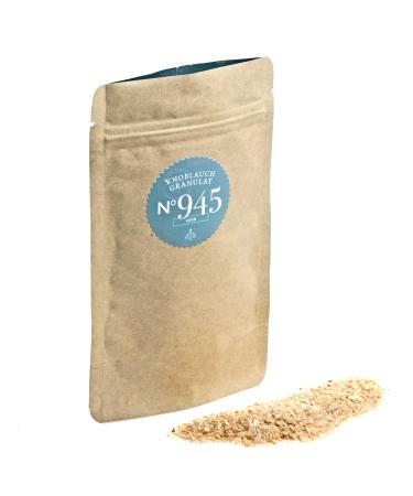 Rimoco n 945 organic garlic granulate - garlic flakes dried and granulated |Hearty spicy & intensive aroma |In the ZIP piping paper fresh bags |Contents: 1000g content: 1000g (force paper bag)