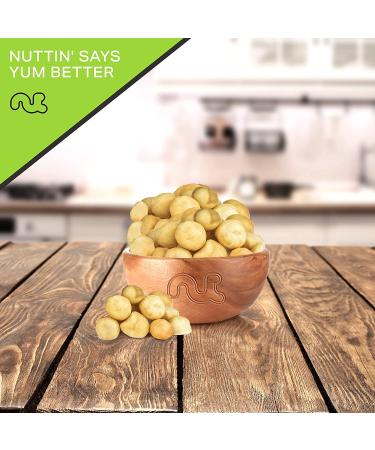 Raw Unsalted Macadamia Nuts (32oz) - Superior Quality, Freshly Packed, Healthy Snack - Keto Friendly, Vegan, Kosher - Buy Online on GoSupps.com