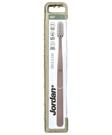 Jordan Green Clean Soft Toothbrush Pink
