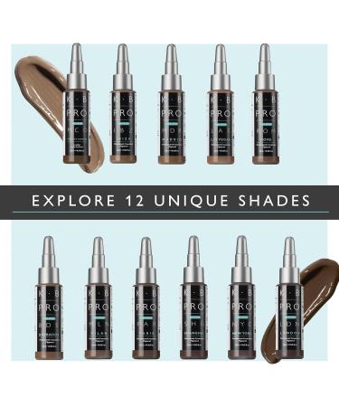 K.B Pro Microblading PMU Eyebrow Pigments Natural Bleach with Less Unwanted Heat Flax Infused Suitable for All Skin Types Milan (Medium-Dark Brown Slightly Cool)  - Buy Online on GoSupps.com
