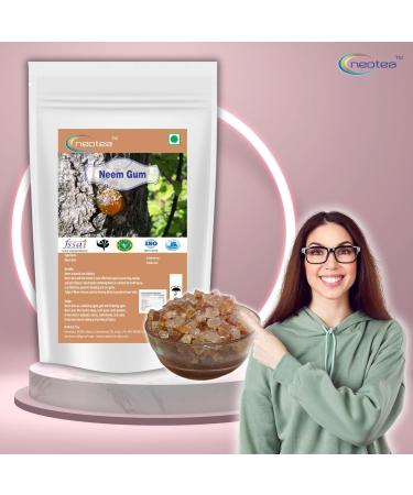 Neotea Natural Neem Gum 200GM (7.05 OZ) | Edible Herbal Resin | Raw & Natural | Cooling Summer Ingredient for Drinks & Wellness - Buy Online on GoSupps.com