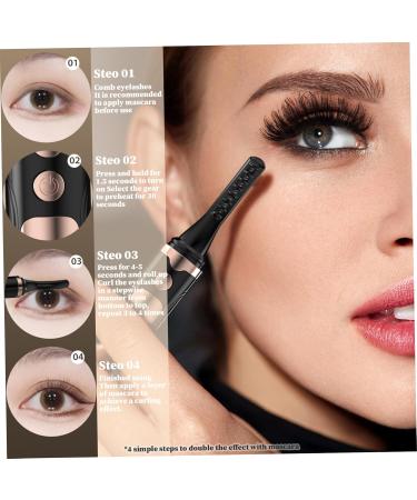 Heated Eyelash Curler - 4 Heat Levels USB Rechargeable LED Display Auto Off | Perfect Gift for Her - Buy Online on GoSupps.com