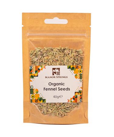 Organic Fennel Seeds 40g by Manor Springs Organic - Buy Online on GoSupps.com
