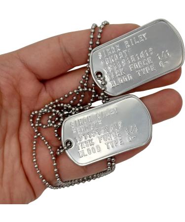 Simon 'Ghost' Riley US Military Dog Tags - Replica Collector's Item - Buy Online on GoSupps.com