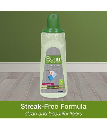 Bona Hard-Surface Floor Cleaner Refillable Spray Mop Cartridge  for Stone Tile Laminate and Vinyl LVT/LVP  34 Fl Oz 34oz Cartridge - Buy Online on GoSupps.com