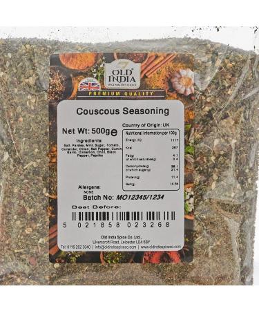 Old India Couscous Seasoning 500g - Authentic Blend for Flavorful Couscous Dishes - Buy Online on GoSupps.com