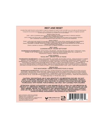 Holler And Glow Rest And Reset Cleansing Balm Facial Mist And Moisturizer Set Hydrating Face Spray Cleanser & Makeup Remover Nourishing Stocking Stuffer For Teen Girls 3 Piece Valentine's Gift - Buy Online on GoSupps.com