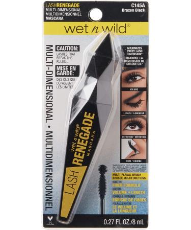 Revamp Your Look with Wet & Wild Lash Renegade C145a Brazen Black Mascara 0.8 oz - Buy Online on GoSupps.com