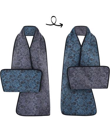 Reversible Adult Bib Scarf - Stylish & Dignified Clothing Protector | Washable & Reusable - Buy Online on GoSupps.com