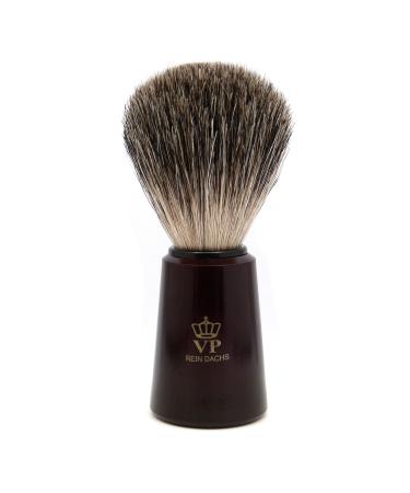 Shaving brush Royal VP - with real pure badger hair - handle brown