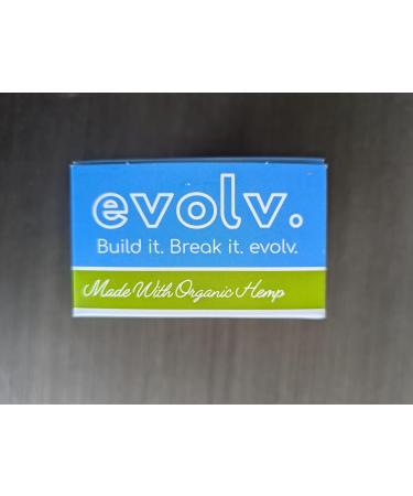 EVOLV Organic Hemp Rolling Papers | Size: 1 1/4 | w/Magnetic Booklet + Tips | 20 Pack Case - Buy Online on GoSupps.com