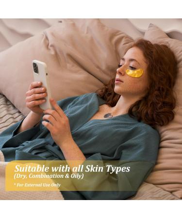Beauty Golden Under Eye Patches - 20 Pairs Collagen Mask for Dark Circles & Puffy Eyes | Revitalizing Skin Care Treatment - Buy Online on GoSupps.com
