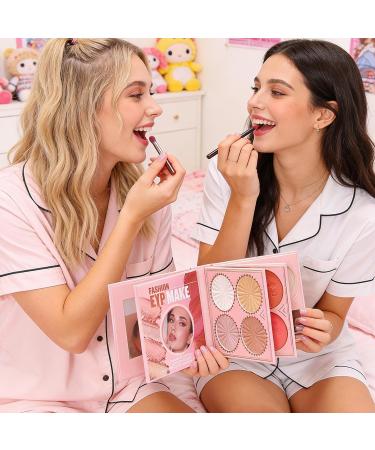 Eyeshadow Palette Eye Shadow Kit | Matte Shimmer Long Lasting Powder Makeup Book With Lip Color Professional Eye Shadow Kit For Women Girls Birthday Valentines Wedding Dating Travel Party Stage - Buy Online on GoSupps.com