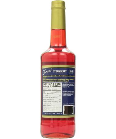 Torani Blue Raspberry Syrup Plastic Bottle 750 ml & C-34016 Syrup Strawberry 750 Milliliter (Pack of 1) Syrup + Syrup Strawberry - Buy Online on GoSupps.com