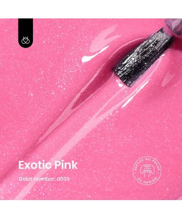 Beetles Exotic Pink Fine Glitter Gel Polish 15ml - Soak Off LED Nail Lamp Salon Quality Nail Art for Manicure - Home DIY - 1 Pcs - Buy Online on GoSupps.com