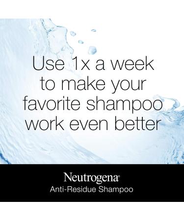 Neutrogena Anti-Residue Clarifying Shampoo - Gentle Hair Build-Up Remover, 12 fl. oz - Buy Online on GoSupps.com