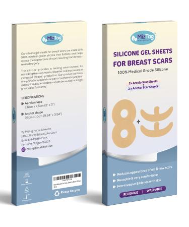 Breast reduction recovery supplies after surgery needs - Breast Augmentation must haves Post Surgery - Silicone scar sheets for surgical scars from breast surgery Comfortable under Post op Bra 4PCS - BREAST SCAR SHEETS