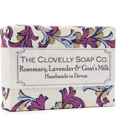 Clovelly Soap Co Natural Handmade Rosemary Lavender & Goat s Milk Soap Bar 100g - Buy Online on GoSupps.com