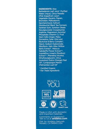 Andalou Naturals Kombucha Enzyme Exfoliating Peel - 1.8 Oz | Radiant Skin Exfoliating Power International Shipping - Buy Online on GoSupps.com