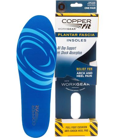 Copper Fit Men's Plantar Fascia Insoles - Blue, Size 9-13 - Buy Online on GoSupps.com