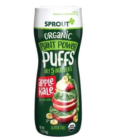Sprout Organic Plant Power Puffs Apple Kale 1.5 oz (43 g)