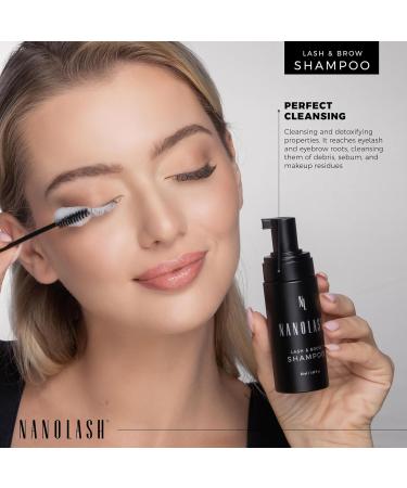 Shop Lash & Brow Shampoo 50 ml - Best Cleansing Foam for Eyelash Extensions & Eyebrow Care | International Shipping Available - Buy Online on GoSupps.com