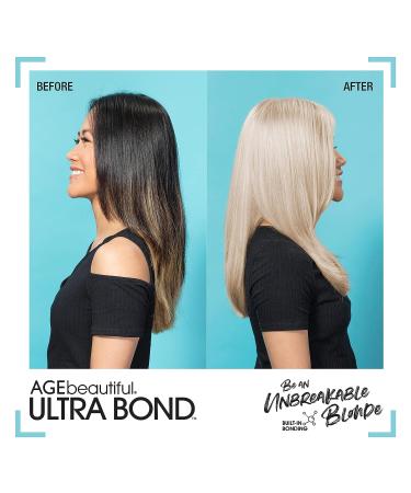 AGEbeautiful Ultra Bond Creme Hair Lightener 6 Fl Oz | Anti-Aging | Strengthens & Protects | With Arginine Creme Lightener & Developer - Buy Online on GoSupps.com
