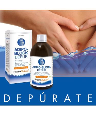 PRISMANATURAL ADIPO BLOCK Detox 500 ml - Buy Online on GoSupps.com