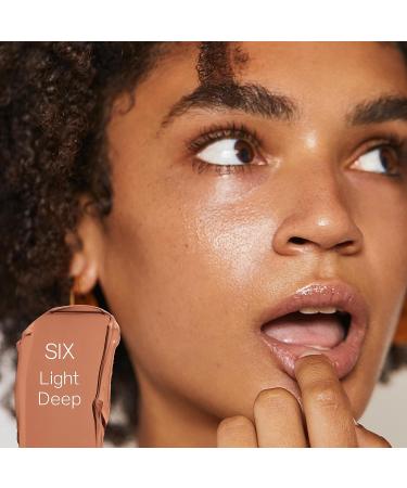 Saie Slip Tint SPF 35 Tinted Moisturizer - Shade Six (1.35 oz) | Light Coverage + Broad Spectrum Zinc Oxide Sunscreen - Buy Online on GoSupps.com