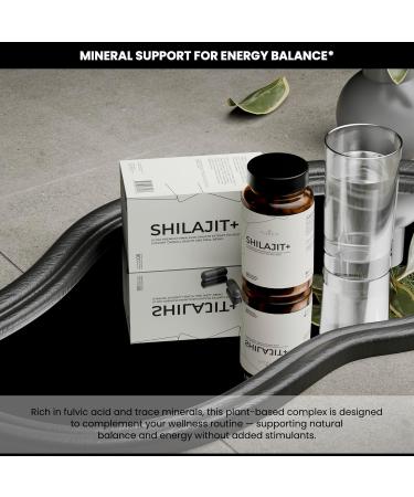 Himalayan Shilajit Extract Capsules 90 Count | Pure Shilajit for Men & Women | Natural Energy Support - Buy Online on GoSupps.com
