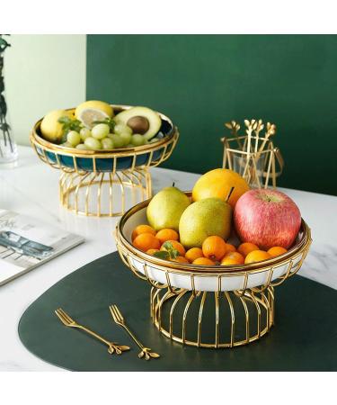Fruit Fruit Bowl European Style Fruit Basket Stand Home CeramicsFruit Bowl Vegetables Organizer Storage Counter Top Fruit Holder for Kitchen Decorative Fruit Basket Plates (Color - Buy Online on GoSupps.com