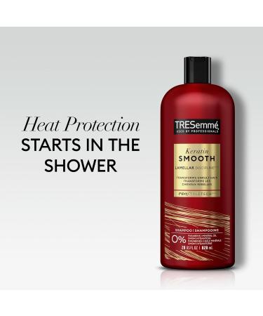 TRESemm Keratin Smooth Shampoo 28 oz | Transform Unruly Hair | Lamellar-Discipline Formula - International Shipping Available - Buy Online on GoSupps.com