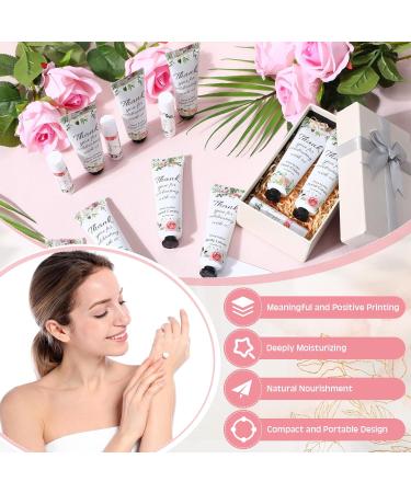 Bridal Shower Wedding Gifts: Lip Balm Hand Cream & Thank You Cards - 12 Sets for Bridesmaids & Bachelorette Parties - Buy Online on GoSupps.com