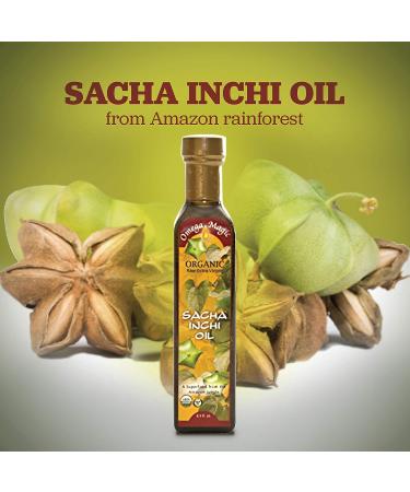 Sacha Inchi Oil - Organic Cold Pressed Superfood for Hair - 8.5oz by Amazon Therapeutic Laboratories - Buy Online on GoSupps.com