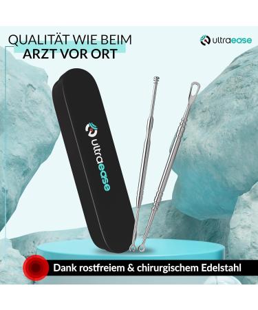 Ultraease Tonsillenstein Remover Set | Effective Almond Stone Remover & Oral Nursing Sticks | 3 Sizes & Glass Cup | Eliminate Bad Breath - Buy Online on GoSupps.com