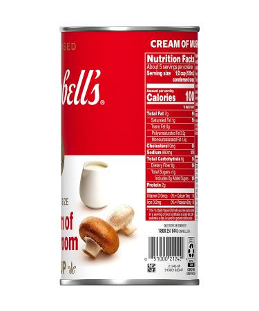 Campbell's 22.6 oz Family Size Cream of Mushroom Soup - Buy Online on GoSupps.com