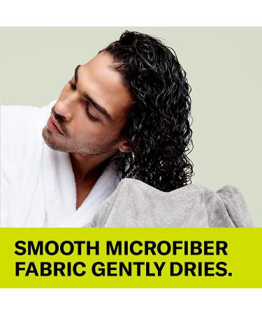 DevaCurl Microfiber Anti-Frizz Towel in Gray - Say Goodbye to Frizz! - Buy Online on GoSupps.com