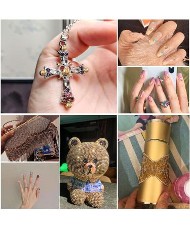 Beadsland 288 Pieces Flat Back Rhinestones | Lighter Citrin Nail Crystals SS30 (6.4-6.6mm) for Nail Art - Buy Online on GoSupps.com