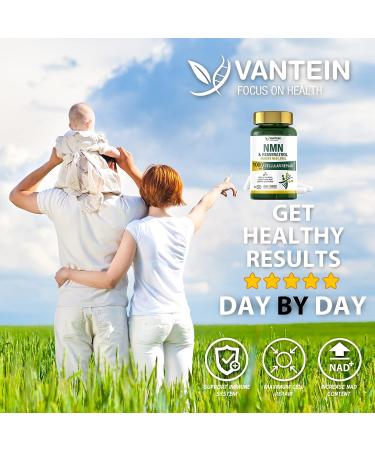 Vantein NAD+ Resveratrol Supplement 1000MG - 60 Capsules | Anti-Aging & Skin Health Support - Buy Online on GoSupps.com