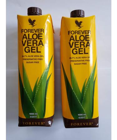2 canisters aloe vera gel drink Forever Living FLP