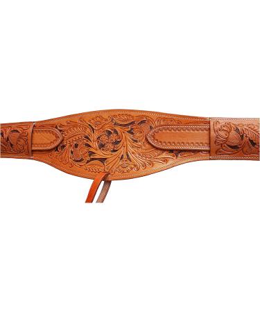 Western Floral Tooled Leather Rear Flank Saddle Cinch Billets - CHALLENGER 97RS01LT - Buy Online on GoSupps.com