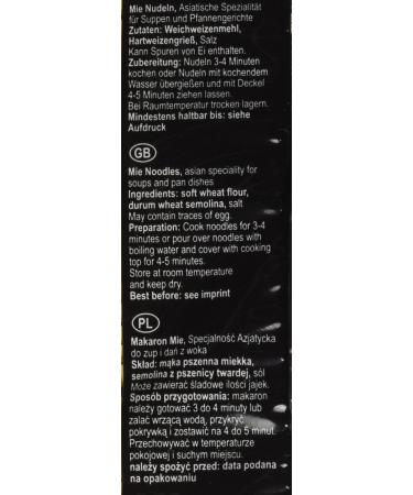 Buy Bonasia Mie Noodles (Pack of 8 x 250g) - Egg-Free Authentic Asian Flavor International Shipping Available - Buy Online on GoSupps.com