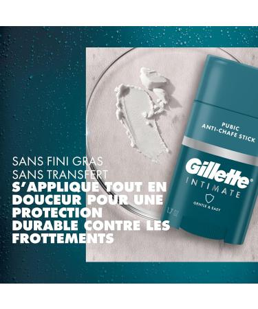 Gillette Intimate Stick Anti-Frottement Pour Zone Intime Pour Hommes Soin Pour Le Corps Contre Les Irritations De La Peau A Appliquer Appr s La Douche ou Le Rasage Convient Aux Peaux Sensibles - Buy Online on GoSupps.com